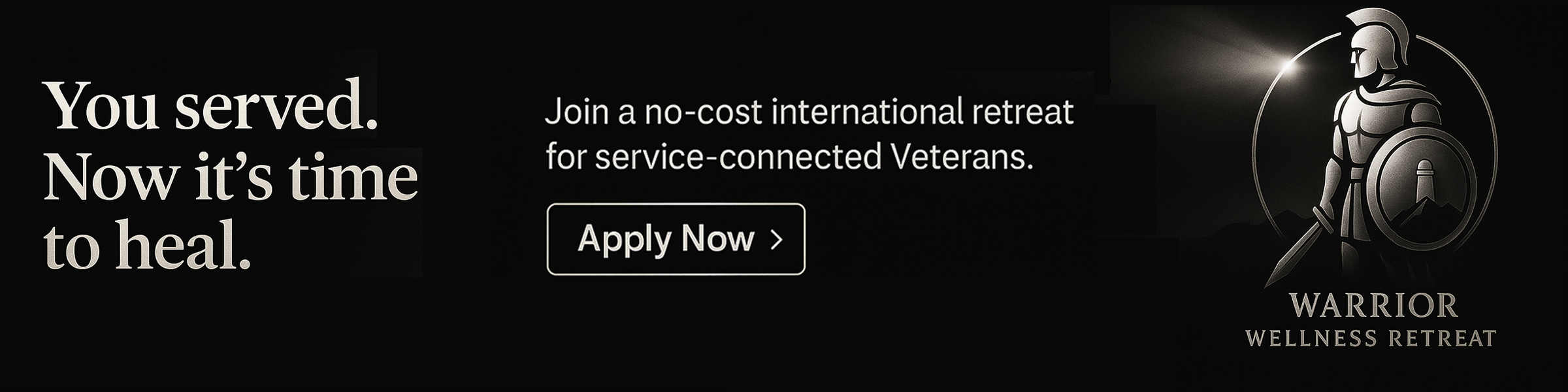 Warrior Wellness Retreat — You served. Now it’s time to heal.